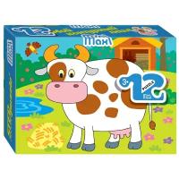 Пазл Step puzzle Mini-maxi Коровка (86001), 12 дет