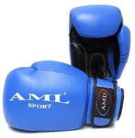 Боксерские перчатки AML Sport - синие, 10 унций