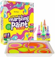 Набор для рисования мраморной краской Marbling Painting Kit для детей от 6 лет