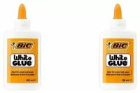 Bic Клей ПВА White Glue белый, 118 мл, 2уп. /