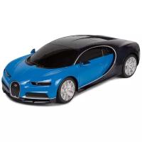 Гоночная машина Rastar Bugatti Chiron 76100, 1:24, 18.9 см, синий/черный