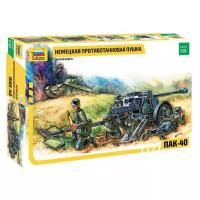 Сборная модель Немецкая противотанковая пушка ПАК-40, 1:35 Звезда 3506з