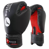 Перчатки боксерские RUSCO SPORT кож.зам. 8 Oz черные 2947736