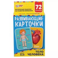 Развивающие карточки Умные игры Тело человека, 36 штук (4630115527381)