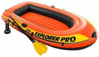 Лодка Explorer pro 300, 3 местная, 244 х 117 х 36 см, вёсла, ручной насос, до 200 кг (1 шт.)