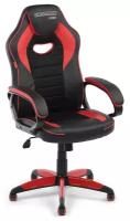 Компьютерное кресло Chairman GAME 16 офисное, обивка: искусственная кожа/текстиль, цвет: черный/красный