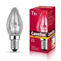 Camelion лампа накаливания для ночников прозрачная E14 7W(50lm) 220V