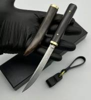 Туристический нож/ острый нож из дамасской стали