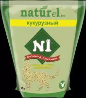 Наполнитель N1 NATUReL Кукурузный Комкующийся 4,5 л