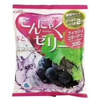 Желе Yukiguni Agunri порционное Конняку со вкусом винограда 108 гр
