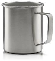 Кружка с ручкой MIZU, CAMP CUP, Stainless, 370 мл