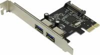 USB контроллер Orient AM-3U2PE (OEM) PCI-Ex1, USB3.0, 2 port-ext