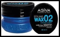 AGIVA Keratin Wax 02 Кератиновый Воск для волос сильный Strong 90 мл