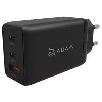 Зарядное устройство Adam Elements OMNIA F6 (USB Type-C, USB), чёрный
