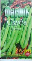 Фасоль спаржевая кустовая Зеленая Скуба, 30 семян