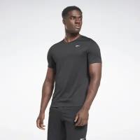 Футболка Reebok для мужчин, Размер:XL, Цвет:черный, Модель:SS TECH TEE