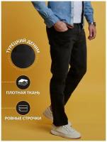 Джинсы мужские DUDE PERFECT WEAR, цвет черный, размер 48 RU / 32