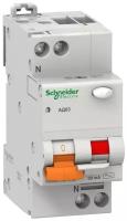 Дифференциальный автомат Systeme Electric (schneider Electric) SCHNEIDER ELECTRIC 1P+N, 30мА, 25А AC 4.5кА К АД63 К АД63 2мод. домовой 11474