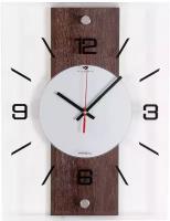 Часы настенные Рубин стеклянные прямоугольные, Классика (2938-002)