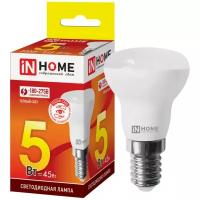 IN HOME Лампа светодиодная LED-R39-VC 5Вт 230В E14 3000К 410лм IN HOME 4690612030838