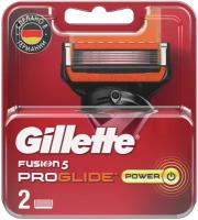 Сменные кассеты Gillette Fusion5 ProGlide Power, 5 лезвий, 2 шт