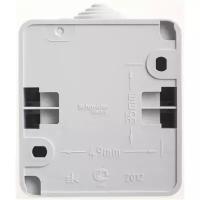 Переключатель (с 2-х мест) Schneider Electric BA10-046C 10А серый