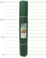Пластиковая садовая решетка сетка З-40 от ProTent, 1.5х10 м, ячейка 40х40 мм, 350 г/м2, хаки