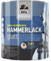 Эмаль по ржавчине DUFA PREMIUM HAMMERLACK 3В1 серая 0,75 л