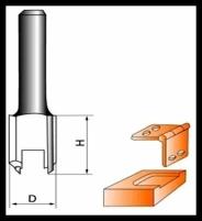 Фреза пазовая прямая под накладные петли 8х18х20 СТФ-1002