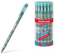 Ручки и стержни ErichKrause Ручка гелевая EK Emerald Wave синяя, 0,38мм, игольч. наконечник