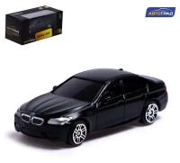 Машина металлическая BMW M5, 1:64, цвет черный матовый