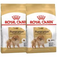 ROYAL CANIN POMERANIAN ADULT для взрослых собак померанский шпиц (0,5 + 0,5 кг)