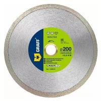 Диск Graff Master Алмазный по керамике 200x10x2.4x30/25.4/22.23mm 1020010