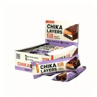 CHIKALAB Протеиновый батончик ChikaLayers со вкусом хрустящее печенье с двойным шоколадом 60 гр