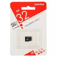 Карта памяти Smartbuy microSD, 32 Гб, SDHC, UHS-I, класс 10