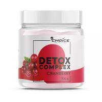 MyChoice Nutrition, Напиток дренажный Detox Complex (Детокс комплекс), 100г, клюква