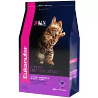 Корм для котят Eukanuba Kitten Healthy Start сбалансированный сухой, 5 кг