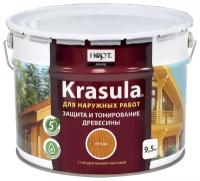 Состав для защиты и тонирования древесины KRASULA® орех 10л