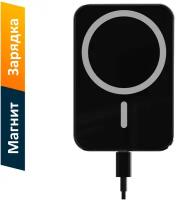 Быстрое беспроводное автомобильное зарядное устройство NOBUS для iPhone с MagSafe, 15 Вт, черное / крепление держателя на воздуховод авто