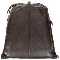 Вместительный рюкзак необычной формы Gianni Conti 1542712 dark brown