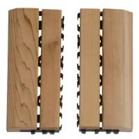 Коврик SAWO (285х115) на пол, деревянный, наборный, боковой, кедр, 2шт 595-D-SID