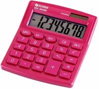 Калькулятор настольный Eleven SDC-805NR-PK, 8 разр, двойное питание, 127*105*21мм, розовый