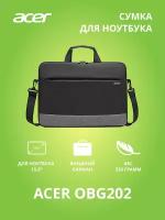 Сумка для ноутбука Acer OBG202 черный/серый (ZL. BAGEE.002)