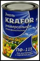 Эмаль Krafor ПФ-115 0,8кг Морская волна 25 999