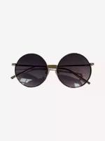 Солнцезащитные очки LABBRA, круглые, оправа: металл, поляризационные, для женщин