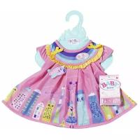 Одежда для кукол Беби Бон 828-243 розовое платье для пупса 43 см Baby Born