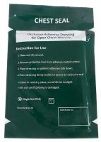 Окклюзионный пластырь Chest Seal для оказания первой помощи Невентилируемый