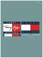 Термотрансфер, Термодекор, 22-22 Термотрансфер Два лого Tommy Hilfiger 10х25см