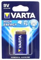 Батарейка Varta High Energy-Longlife Pover 6LR61, 9 В BL1