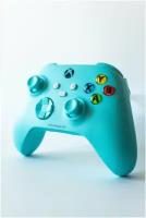 Геймпад Microsoft беспроводной Series S, X, Xbox One S, X Wireless Controller Design Lab голубой (Model: 1914) 4 ревизия с bluetooth, design lab